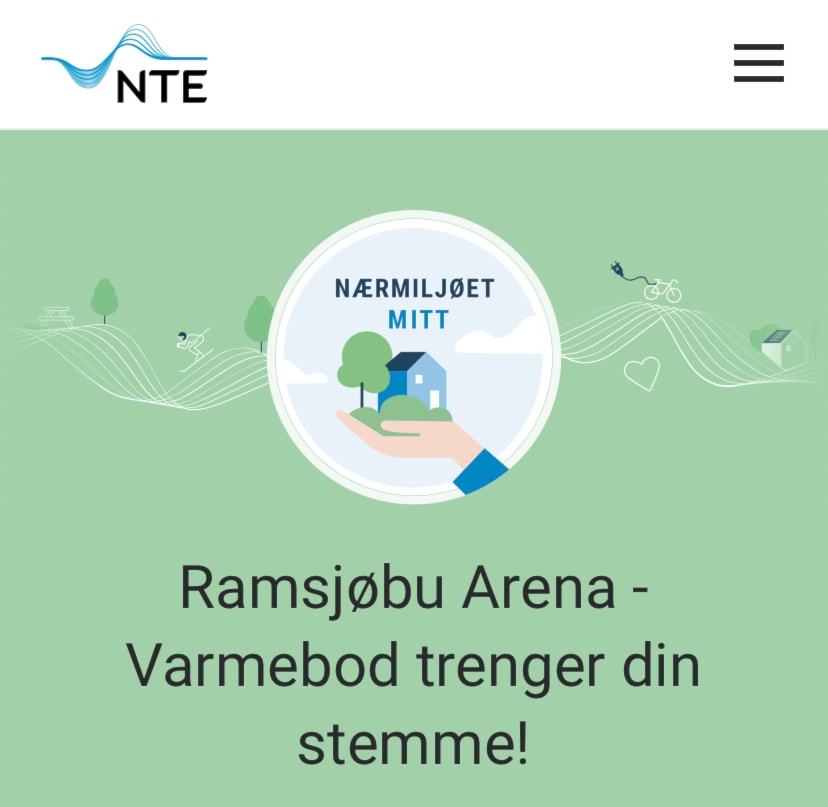 Vi trenger din stemme!